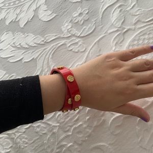 Tory Burch red bracelet